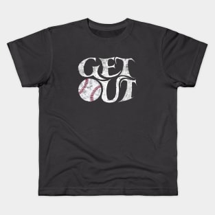 Get out and play baseball Take me out to the ballpark Kids T-Shirt